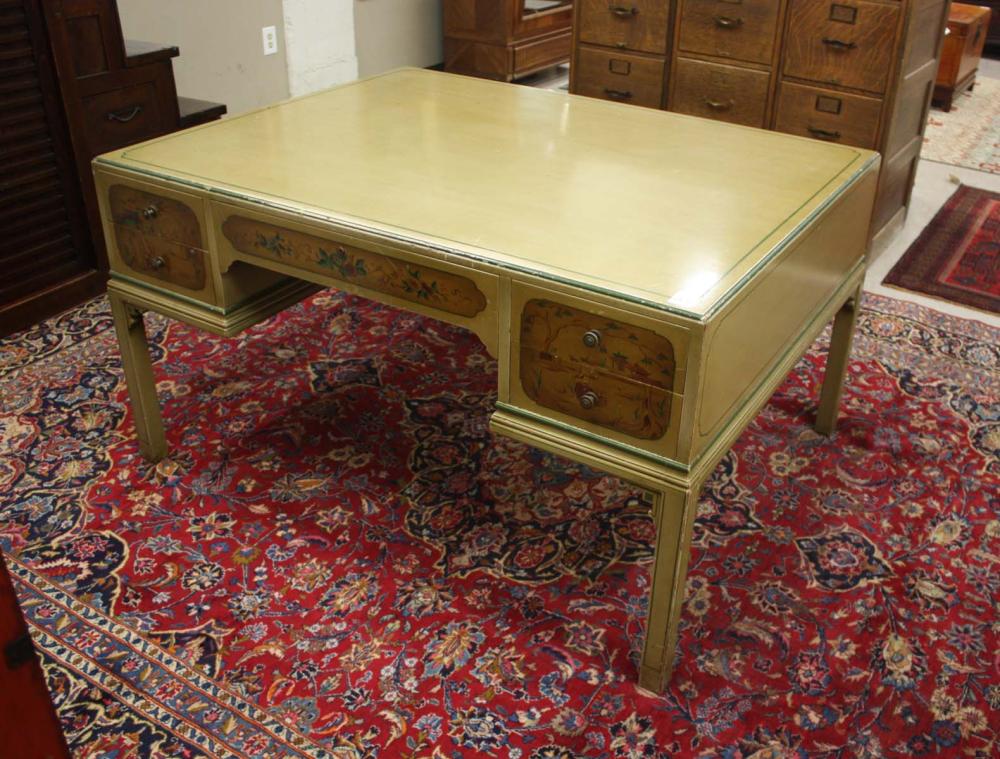 CHIPPENDALE STYLE PAINT DECORATED
