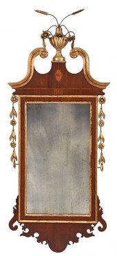 CHIPPENDALE STYLE PARCEL GILT