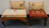 CHIPPENDALE STYLE PINE AND EMB