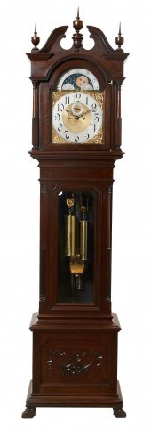 CHIPPENDALE STYLE QUARTER CHIM