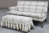 CHIPPENDALE STYLE ROLL ARM HIG