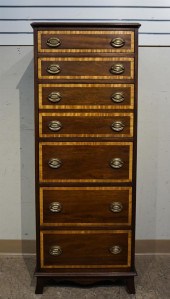 CHIPPENDALE STYLE SATINWOOD IN