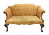 CHIPPENDALE STYLE SETTEE WITH