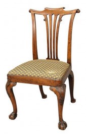 CHIPPENDALE STYLE SIDE CHAIR,