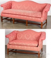 CHIPPENDALE STYLE SOFA AND LOV