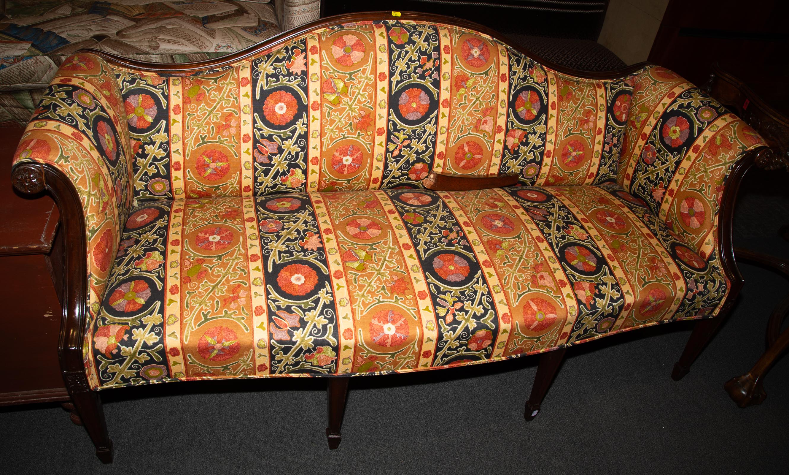 CHIPPENDALE STYLE SOFA Later 20th