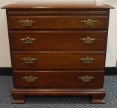 CHIPPENDALE STYLE STAINED CHER