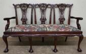 CHIPPENDALE STYLE STAINED MAHO