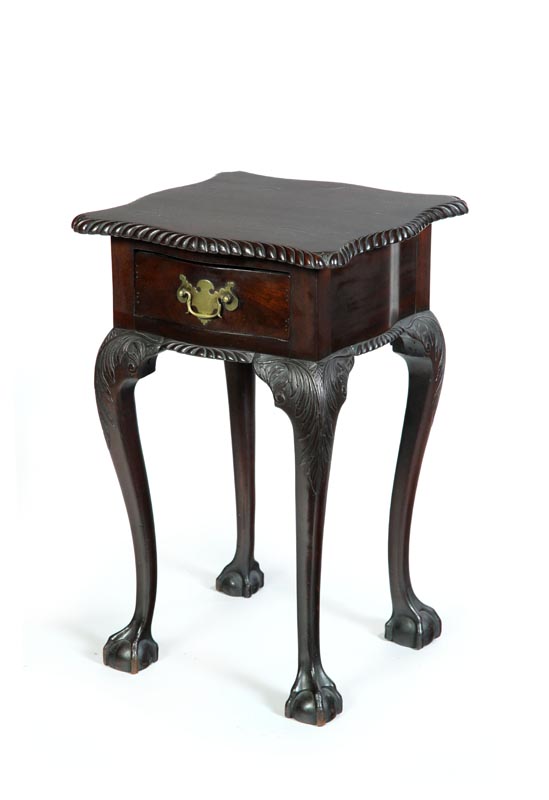 CHIPPENDALE-STYLE STAND.  American
