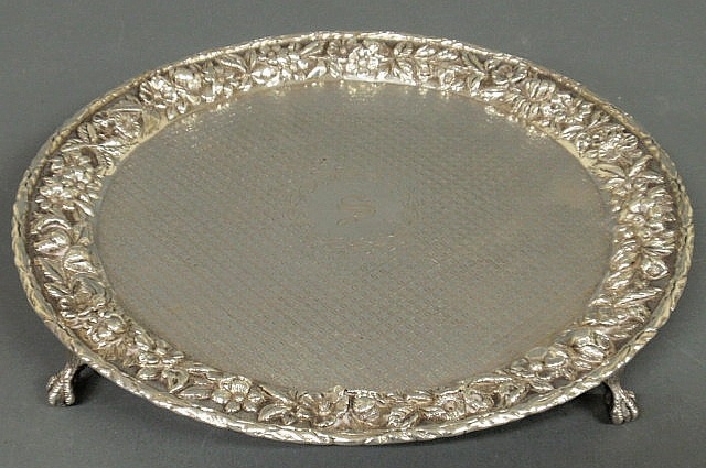 Chippendale style sterling silver