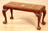 CHIPPENDALE STYLE STOOL, WITH