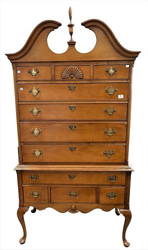 CHIPPENDALE STYLE TIGER MAPLE