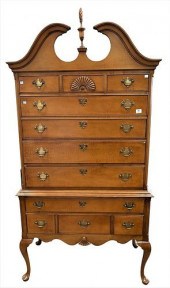 CHIPPENDALE STYLE TIGER MAPLE