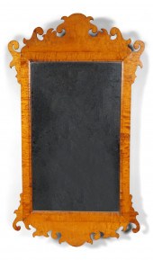 CHIPPENDALE STYLE TIGER MAPLE