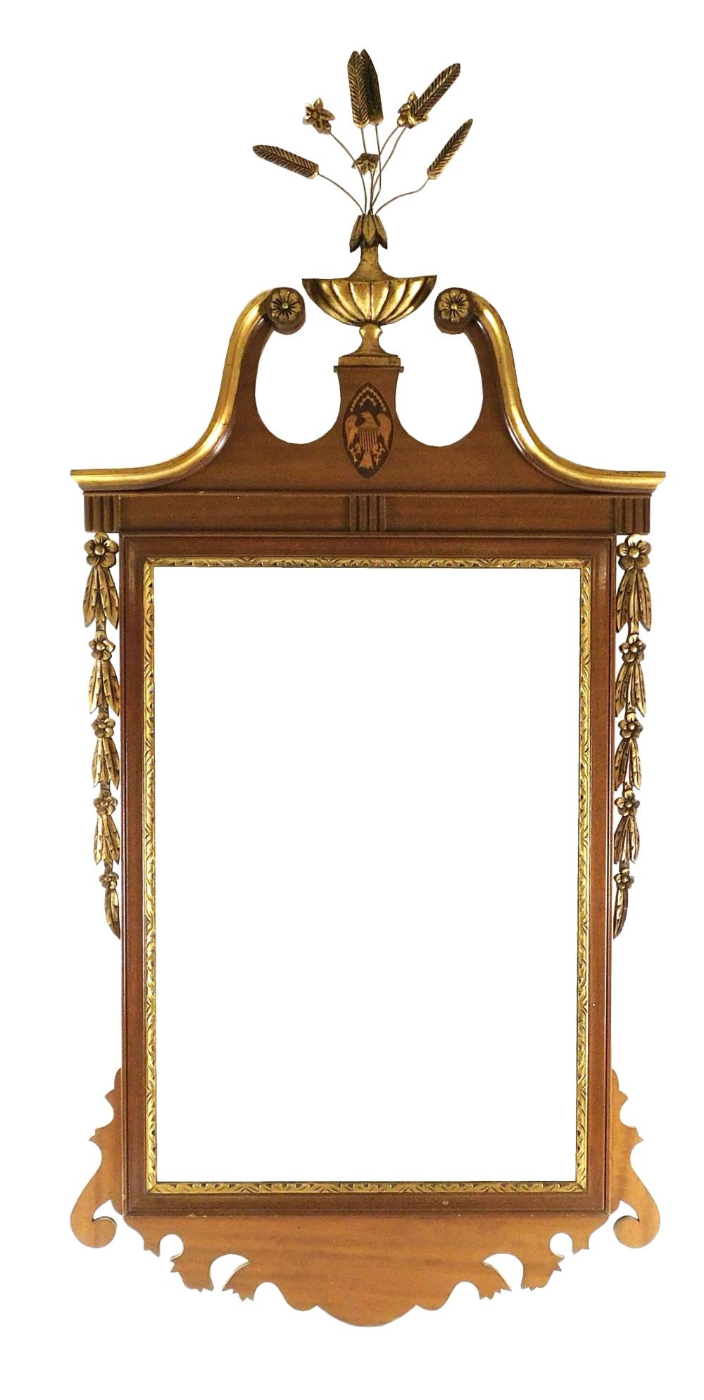 CHIPPENDALE-STYLE WALL MIRROR