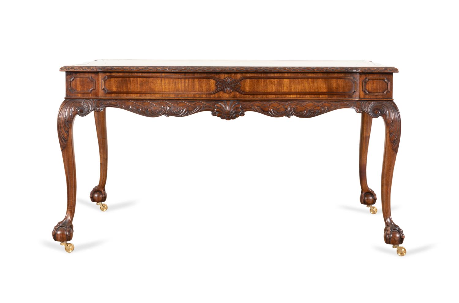 CHIPPENDALE STYLE WALNUT &