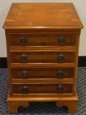 CHIPPENDALE STYLE WALNUT SIDE