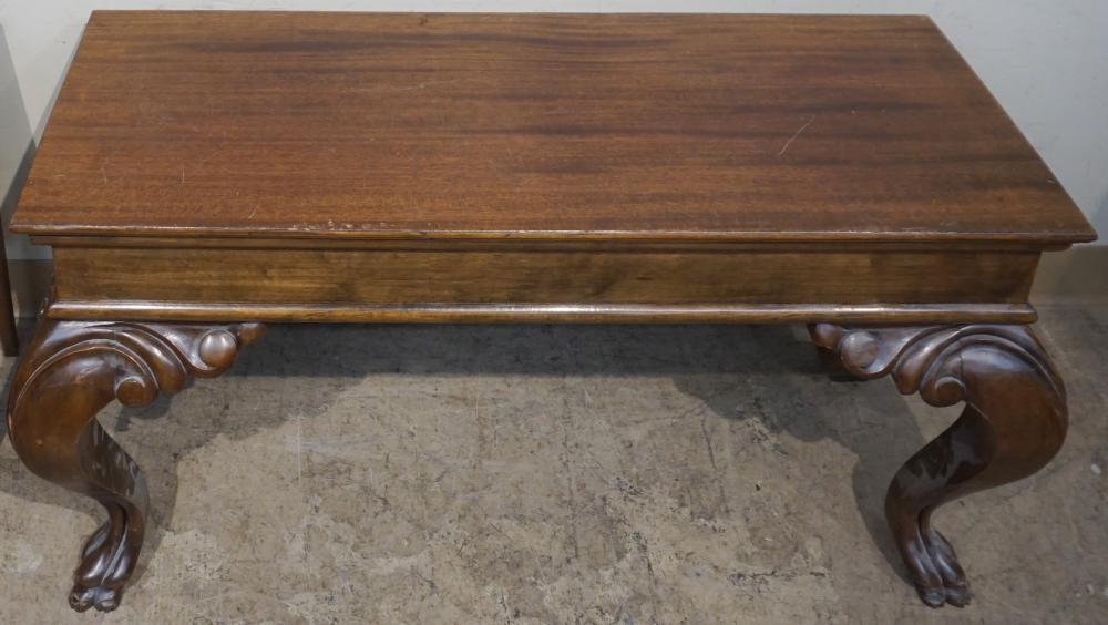 CHIPPENDALE STYLE WALNUT STORAGE