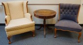 CHIPPENDALE STYLE WING-BACK CO