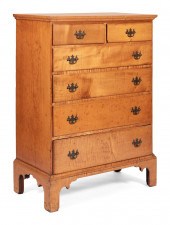 CHIPPENDALE TALL CHEST AMERICA