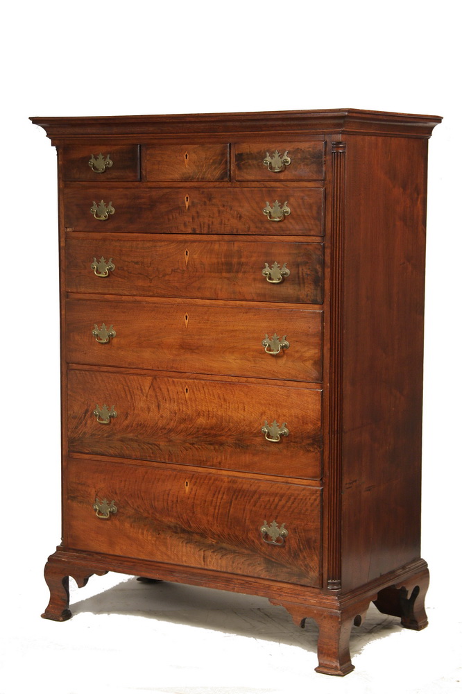CHIPPENDALE TALL CHEST -