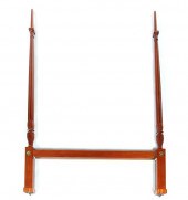 CHIPPENDALE TALL POST BED.  Am