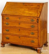CHIPPENDALE TIGER MAPLE SLANT