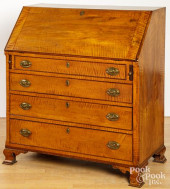 CHIPPENDALE TIGER MAPLE SLANT