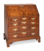 CHIPPENDALE TIGER MAPLE SLANT-