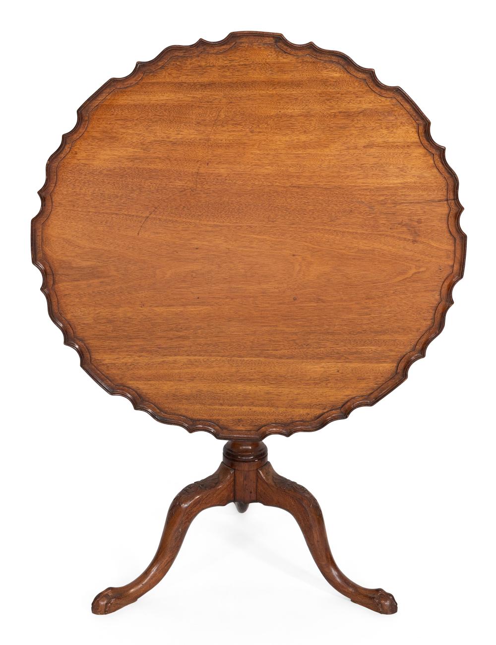 CHIPPENDALE TILT-TOP TEA TABLE