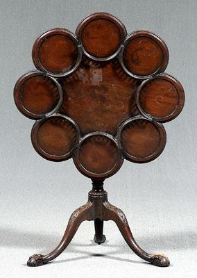 Chippendale tilt-top tea table,