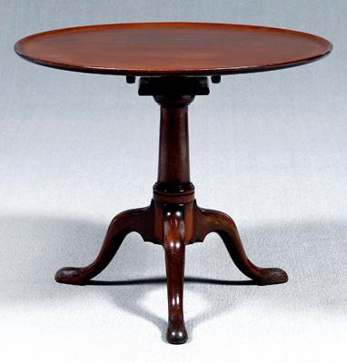 Chippendale tilt-top tea table,