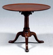 Chippendale tilt-top tea table