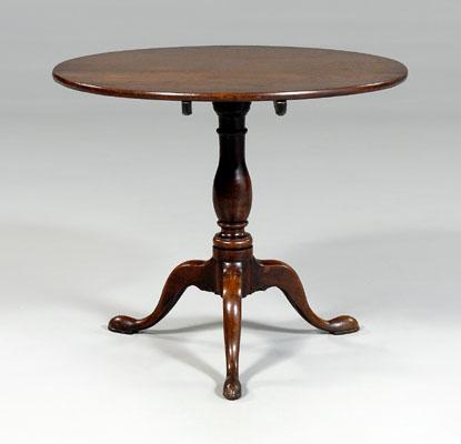 Chippendale tilt-top tea table,