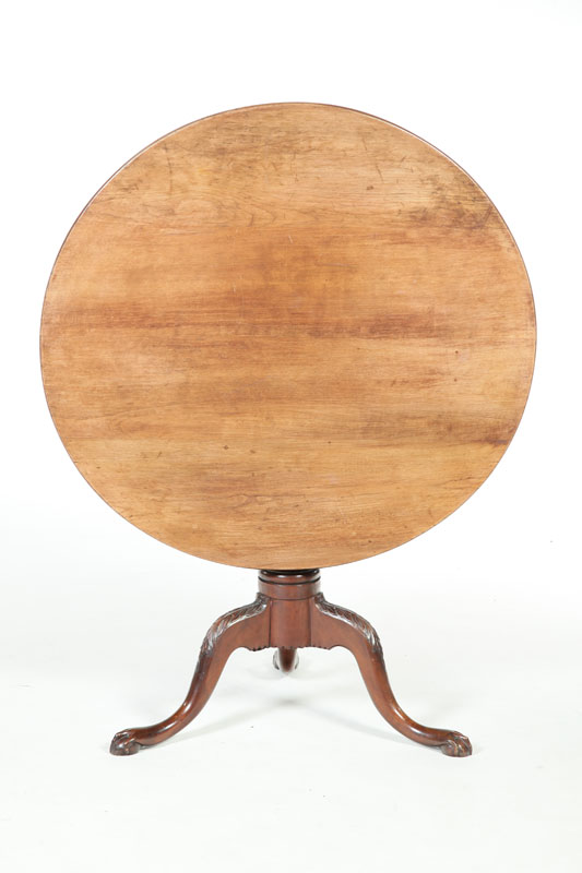 CHIPPENDALE TILT-TOP TEA TABLE. 