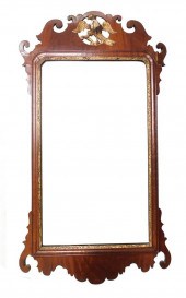 CHIPPENDALE WALL MIRROR, AMERI