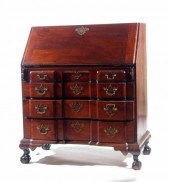 Chippendale walnut blockfront