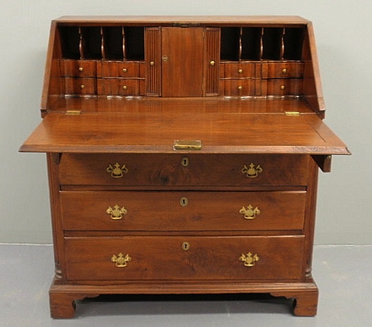 Chippendale walnut desk c.1780