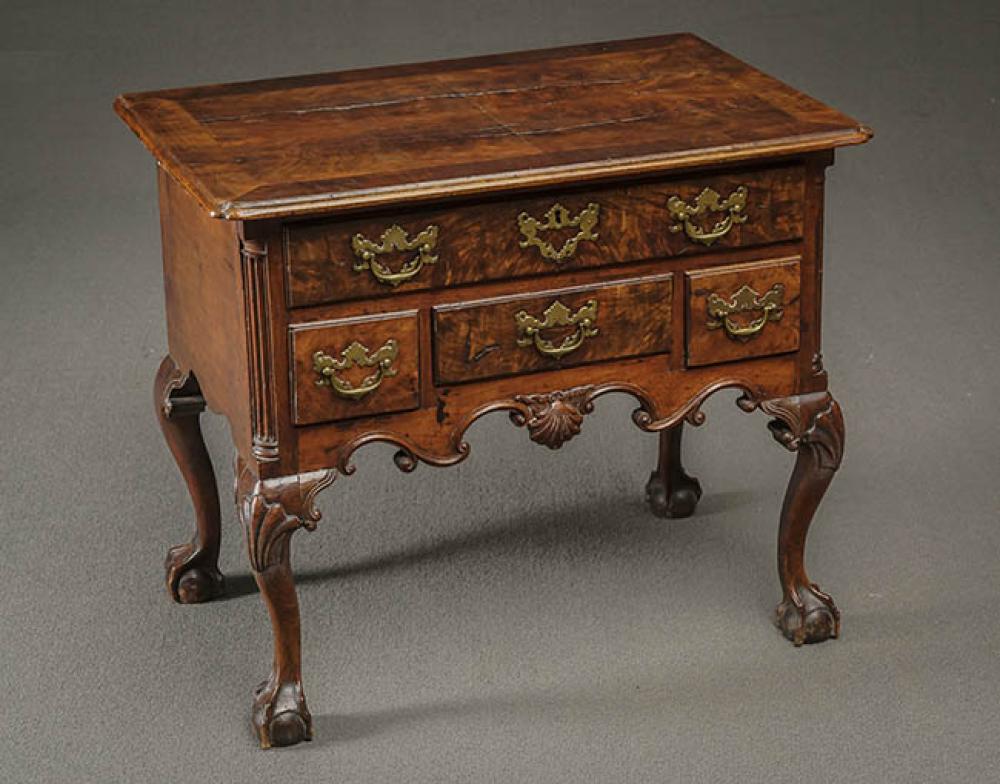 CHIPPENDALE WALNUT LOWBOY