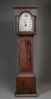 CHIPPENDALE WALNUT TALL CASE C