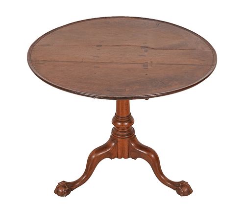 CHIPPENDALE WALNUT TEA