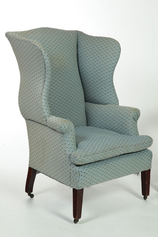 CHIPPENDALE WINGBACK CHAIR. 