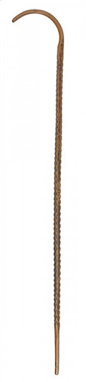 Chippewa Carved Cane and Staff