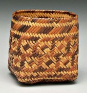 Chittamacha double woven baske