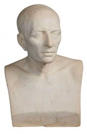 CHIURAZZI MARBLE BUST OF CICER
