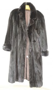 CHLOE BLACK MINK FULL LENGTH C