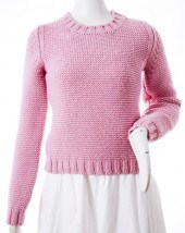 CHLOE PINK WOOL KNIT SWEATER C