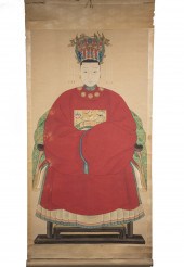 CHNESE PORTRAIT SCROLL OF THE
