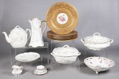 Chocolate pot, plates and tabl