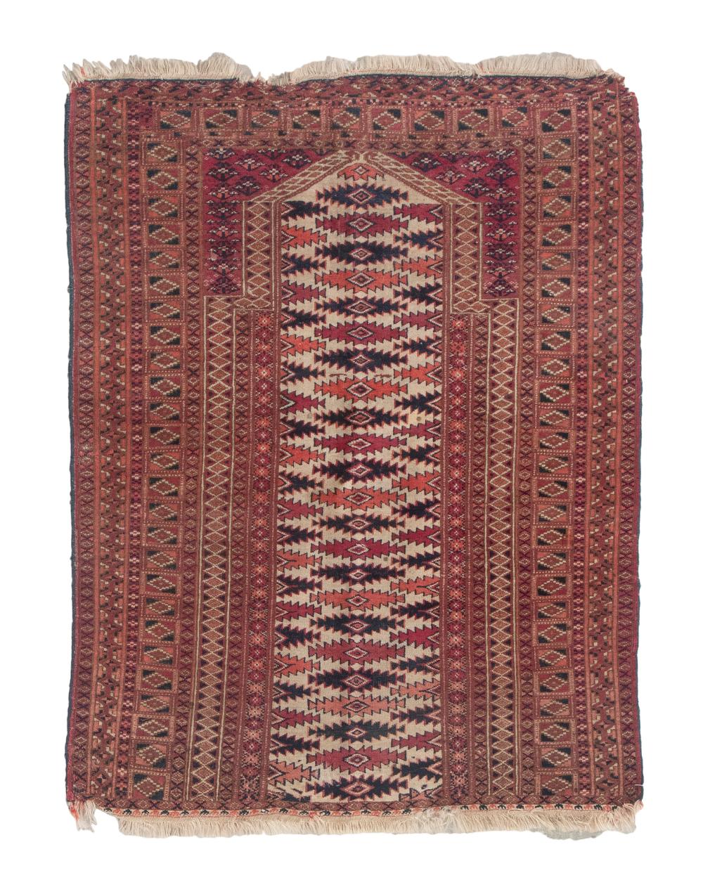 CHODOR PRAYER RUG: 2’10” X 3’9”